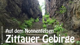 Im Zittauer Gebirge  Tour auf den Nonnenfelsen [upl. by Sirdi299]