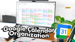 My Google Calendar System 🗓️ Student Productivity amp Time Management [upl. by Markowitz]