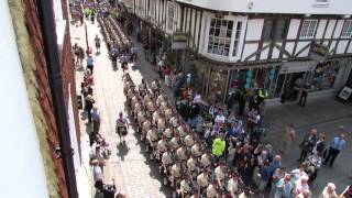 5 Scots marching into Canterbury Cathedral [upl. by Olette439]