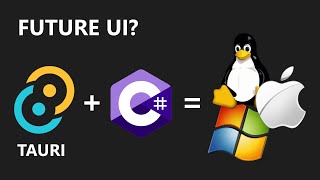 Is THIS the Future of NET Desktop Apps  Tauri amp C [upl. by Neelrihs166]