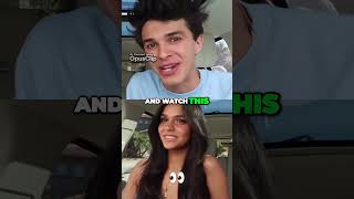 Brent Rivera Kissed His Ex girlfriends brent shorts kiss [upl. by Ahsiemak124]