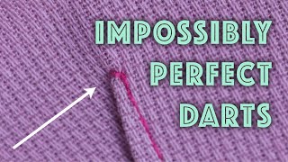 How To Sew A Single Thread Couture Dart Its Incredible [upl. by Primrose232]