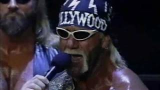 04241998 WCW Thunder Pt 2  Hollywood Hogan with Eric Bischoff amp Disciple on the mic [upl. by Hogan58]