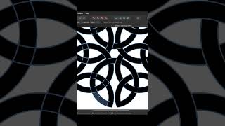 Drawing an Interlaced Triquetra Knot in Affinity Designer affinitydesigner celticknot speedart [upl. by Philander926]