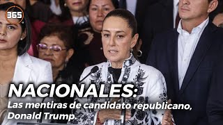 Las MENTIRAS de CANDIDATO republicano Donald Trump [upl. by Allisurd604]