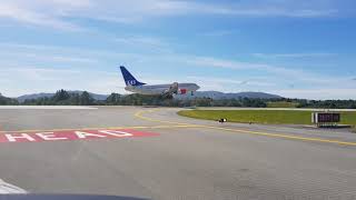 Landing at Bergen Airport Flesland [upl. by Minton]