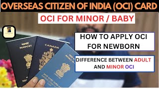 OCI CARD FOR MINORS IN 2023  OCI FOR US CANADIAN NEWBORNS  STEP BY STEP APPLICATION GUIDE [upl. by Reed147]