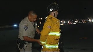 CHP officer handcuffs Chula Vista Firefighter caught on camera by CBS 8 [upl. by Abbe]