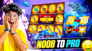 Free Fire NOOB TO PRO ULTRA MAX IN 9 Mins😍😳 Bought Everything From Events Garena Free Fire [upl. by Kampmeier428]