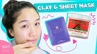 3 SUPER SIMPLE DIY SHEET MASKS  How to make your own sheet mask [upl. by Long]