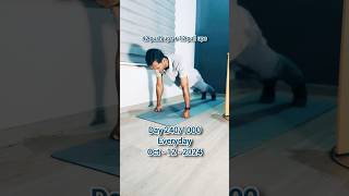 Day 2401000  Pushups Everyday  12th Oct  2024 dailypushwithumesh [upl. by Aserej]