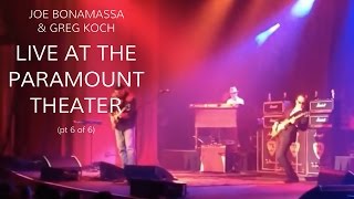 Joe Bonamassa and Greg Koch Live at the Paramount Theatre Part 6 of 6 • Wildwood Guitars [upl. by Harvison]