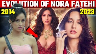 Evolution of Nora Fatehi 20142023 • From quotRoarquot to quotJehda Nashaquot SUPERHIT ITEM SONGS [upl. by Merrick]