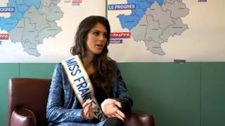 Interview dIris Mittenaere Miss France 2016 [upl. by Olin]