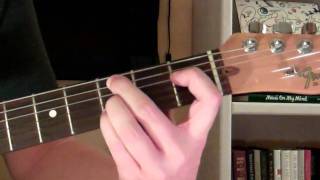 How To Play the Cm9 Chord On Guitar C minor ninth 9th [upl. by Denyse]