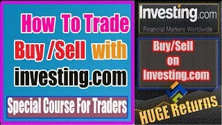 HOW To Trade or BuySell on investing Com Crypto Forex Stock amp CFDs Brokers 2019 [upl. by Lleral]