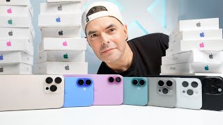 IPHONE 1616 Pro Unboxing COMPREI TODOS e de TODAS AS CORES 😱 [upl. by Shelman556]