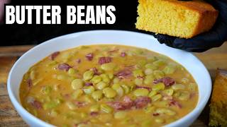 This Was My FAVORITE Childhood Meal Southern Style Butter Beans Recipe [upl. by Oiretule]