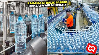 Sering Diminum Tapi Gak Tau Cara Buatnya Beginilah Proses Produksi Air Mineral Terbesar di Asia [upl. by Ithsav]