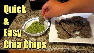 Quick And Easy Chia Chip Recipe  Raw Vegan 100 Plant Based [upl. by Ray908]