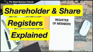 Share Register for Companies – Shareholder Register Explained [upl. by Ecnerwaled213]