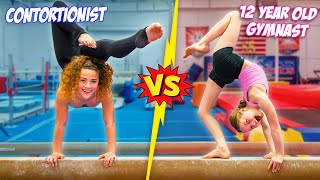 KID VS ADULT EXTREME GYMNASTICS CHALLENGE [upl. by Lyon]