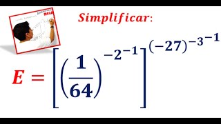 Teoría de Exponentes con fracciones negativas [upl. by Eipper]