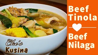 Easy amp Simple Beef Tinola Recipe  Nilagang Baka  Beef Soup [upl. by Win]