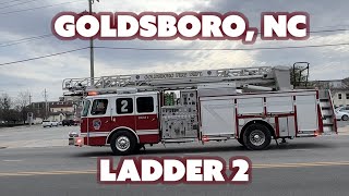 Goldsboro NC Ladder 2 Responding [upl. by Anivid]