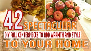 42 Spectacular DIY Fall Centerpieces To Add Warmth and Style To Your Home [upl. by Oza]