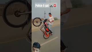 ⁴⁶kíñg police a gaii wheeling stunt bike [upl. by Dean]