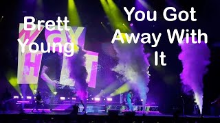 You Got Away With It  Brett Young  Summer Tour  Iowa State Fair  August 12 2024 [upl. by Eniretak]