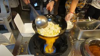 Egg fried rice  Stir fry noodles  Philippines Street Food [upl. by Richara]