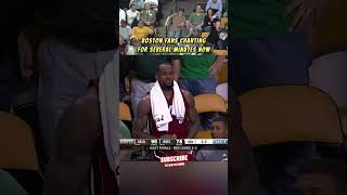 Boston Fans Chant “Lets Go Celtics” Endlessly in Blowout Lebron Witnesses Best Sports Fans shorts [upl. by Eehc]