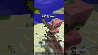 Pigman VS Anvil 😯 shorts minecraft [upl. by Aratehs]