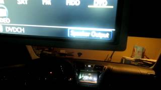 Rear Seat Entertainment Lexus LS460LS600 multiple source listeningviewing [upl. by Nakeber]