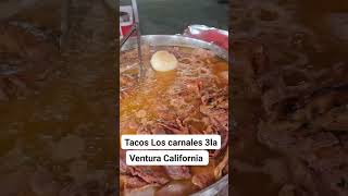 Tacos Los carnales 3la DE ANZA DR Ventura ave VENTURA CA FOOD tacos st foodie [upl. by Ahsenav]