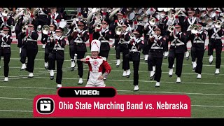 Ohio State Marching Band puts on a show before Nebraska game [upl. by Woodberry]