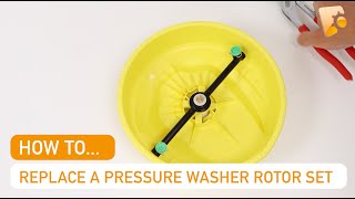 How to replace a Karcher Pressure Washer Rotor Set for Patio Cleaners K3 [upl. by Halak]