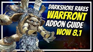 All Darkshore Rares WoW 81 Guide  Warfront Rare Tracker  World of Warcraft Battle for Azeroth [upl. by Rehtul978]