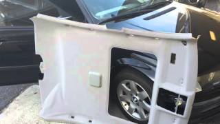 BMW 325i headliner replacement in Los Angeles [upl. by Hayouqes96]