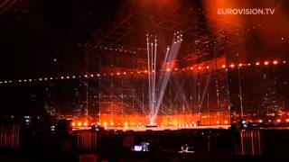 Conchita Wurst  Rise Like A Phoenix Austria Impression of second rehearsal [upl. by Menashem]