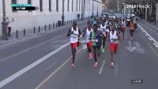 2020 Valencia Marathon Elites Full Race Replay [upl. by Sasnak293]