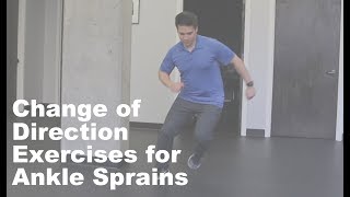 Change of Direction COD Exercises for Ankle Sprain [upl. by Ploch]