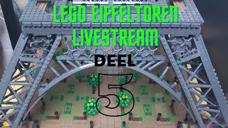 live lego Eiffel toren bouwen deel5 [upl. by Warga]