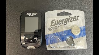 Accu Chek Guide  Easy Battery Replacement [upl. by Iorgo239]