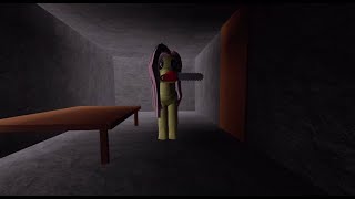 Fluttershys Lovely Home full gameplay Roblox Bait and Switch Horror Game [upl. by Nlyak165]