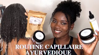 MA ROUTINE CAPILLAIRE NATURELLE ET AYURVEDIQUE POUR DES CHEVEUX LONGS amp FORTS REVUE CAPILLCARE [upl. by Radec]