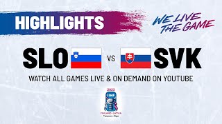 Highlights  Slovenia vs Slovakia  2023 IIHFWorlds [upl. by Pricilla]