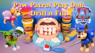 PAW PATROL Play Doh Drill n Fill Toys Video Parody [upl. by Kuehn]